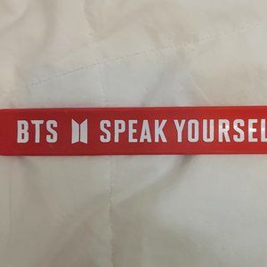 BTS Limited Edition Speak Yourself PopUp NYC Snap Bracelet